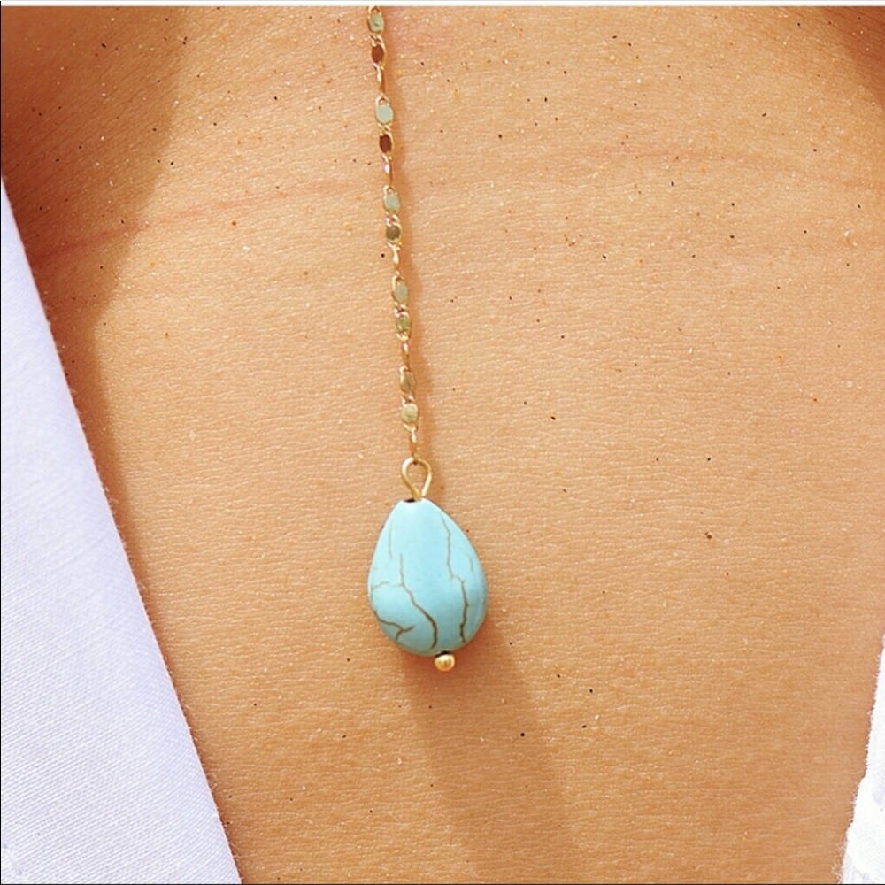 Double Layered Hematite & Howlite Necklace 14k - Picture 4 of 6
